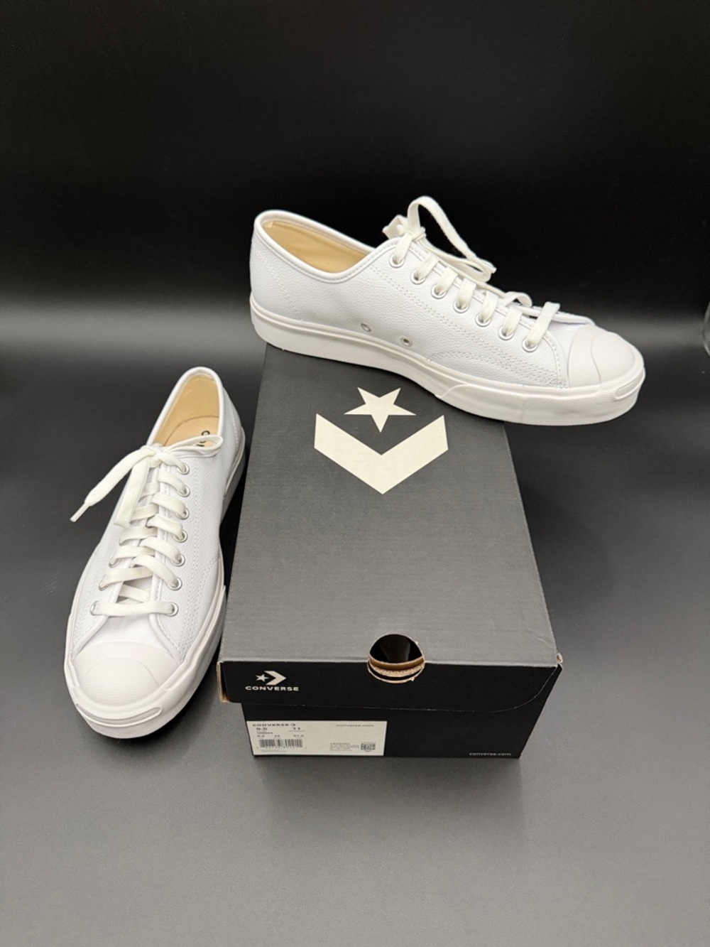 Converse Jack Purcell Leather Sneakers | Men’s 9.5 / Women's 11